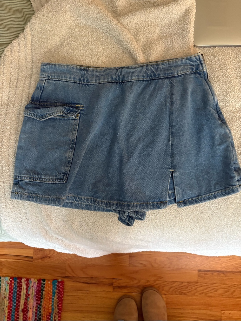 Zara denim skort